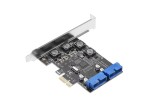 Compra Pcie Expansion Card For Pc Case Usb3.0*2 Pcie Expansion Card For Pc Case Usb3.0*2