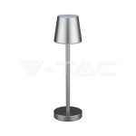 Compra V-TAC Lampada LED da Tavolo 3W Colore Grigio ricar... V-TAC Lampada LED da Tavolo 3W Colore Grigio ricar...