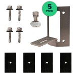 Compra V-TAC Staffe di Acciaio per Fissaggio Pannelli Sol... V-TAC Staffe di Acciaio per Fissaggio Pannelli Sol...