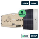 Compra Set 3.8Kw Con 8 Pannelli Solari Fotovoltaici Modul... Set 3.8Kw Con 8 Pannelli Solari Fotovoltaici Modul...