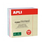 Compra Apli Funny Cubo da 400 Sticky Notes 75 x 75 mm - C... Apli Funny Cubo da 400 Sticky Notes 75 x 75 mm - C...