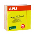 Compra Apli Funny Cubo da 400 Note Adesive 75 x 75 mm - C... Apli Funny Cubo da 400 Note Adesive 75 x 75 mm - C...