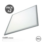 Compra Elbat Pack 2 Pannelli LED 60X60 40W 4600LM - Color... Elbat Pack 2 Pannelli LED 60X60 40W 4600LM - Color...