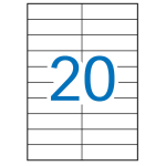 Compra Apli Confezione da 300 etichette rettangolari 21 x... Apli Confezione da 300 etichette rettangolari 21 x...