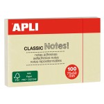 Compra Apli Classic Sticky Notes 75x50mm Blocco 100 fogli... Apli Classic Sticky Notes 75x50mm Blocco 100 fogli...