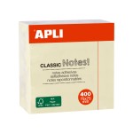 Compra Apli Classic Sticky Notes 75x75mm - Cubo da 400 fo... Apli Classic Sticky Notes 75x75mm - Cubo da 400 fo...