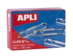 Compra Filo Apli Clips N. 1½ (26mm) - Finitura Nichel Br... Filo Apli Clips N. 1½ (26mm) - Finitura Nichel Br...