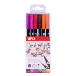 Compra Apli Brush Marker Confezione da 12 pennarelli acqu... Apli Brush Marker Confezione da 12 pennarelli acqu...