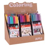 Compra Apli Pennarelli a Pennello da Colorare - Espositor... Apli Pennarelli a Pennello da Colorare - Espositor...