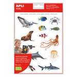 Compra Apli Adesivi Realistici a Tema Animali Marini - 30... Apli Adesivi Realistici a Tema Animali Marini - 30...