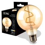 Compra V-TAC Lampadina LED E27 4W G95 Filamento Ambrato 2... V-TAC Lampadina LED E27 4W G95 Filamento Ambrato 2...