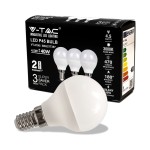Compra V-TAC Lampadina LED E14 4,5W P45 2700K (Box 3 Pezzi) V-TAC Lampadina LED E14 4,5W P45 2700K (Box 3 Pezzi)