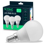 Compra V-TAC Lampadina LED E14 4,5W P45 4000K (Box 3 Pezzi) V-TAC Lampadina LED E14 4,5W P45 4000K (Box 3 Pezzi)