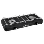 Compra Fornello a Gas Muvip 2 Fuochi con Griglia Removibi... Fornello a Gas Muvip 2 Fuochi con Griglia Removibi...