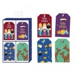 Compra Bismark Confezione da 24 Etichette Regalo - 4 Dise... Bismark Confezione da 24 Etichette Regalo - 4 Dise...