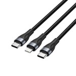 Compra Cavo di ricarica Vention USB-C a USB-C e Lightning... Cavo di ricarica Vention USB-C a USB-C e Lightning...