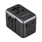 Compra Vention Cargador de Viaje Universal GaN - 2xUSB-C,... Vention Cargador de Viaje Universal GaN - 2xUSB-C,...