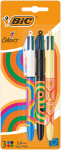 Compra Bic 4 Colours Decors Confezione da 3 penne a sfera... Bic 4 Colours Decors Confezione da 3 penne a sfera...
