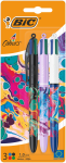 Compra Bic 4 Colours Decors Hydro Confezione da 3 penne a... Bic 4 Colours Decors Hydro Confezione da 3 penne a...