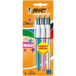 Compra Bic 4 Colours Shine Pack de 3 Boligrafos de Bola R... Bic 4 Colours Shine Pack de 3 Boligrafos de Bola R...