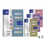 Compra Confezione da 6 quaderni A4 dorati, 120 fogli, gri... Confezione da 6 quaderni A4 dorati, 120 fogli, gri...