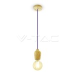 Compra V-TAC VT-7778 Lampadario in legno con portalampada... V-TAC VT-7778 Lampadario in legno con portalampada...