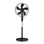 Compra 55W Stand Fan Round Base 5 Blades 3 Speed Black 55W Stand Fan Round Base 5 Blades 3 Speed Black