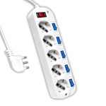 Compra V-TAC Multipresa con Cavo 1,5m 5 Prese 10/16A 2P+T... V-TAC Multipresa con Cavo 1,5m 5 Prese 10/16A 2P+T...