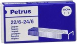 Compra Petrus Staples 22/6 zincato - Fino a 30 fogli - Sc... Petrus Staples 22/6 zincato - Fino a 30 fogli - Sc...