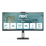 Compra Aoc Monitor Curvo 34 Led Va Wqhd 21:9 4Ms 300 Cdm,... Aoc Monitor Curvo 34 Led Va Wqhd 21:9 4Ms 300 Cdm,...