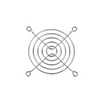 Compra ARCTIC Fan Grill Protezione per ventola 80mm ARCTIC Fan Grill Protezione per ventola 80mm