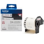 Compra Brother DK-22251 nastro per etichettatrice Nero e ... Brother DK-22251 nastro per etichettatrice Nero e ...