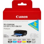Compra Canon Cart Ink Multipack Cli-551 B/C/M/Y Per Mx 925 Canon Cart Ink Multipack Cli-551 B/C/M/Y Per Mx 925
