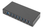 Compra Hub Usb 3.0 7 Porte, Industriale In Metallo Con Al... Hub Usb 3.0 7 Porte, Industriale In Metallo Con Al...