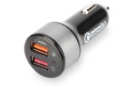 Compra Caricabatteria Per Auto Quick Charge 3,0 2 Porte 3... Caricabatteria Per Auto Quick Charge 3,0 2 Porte 3...