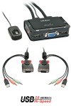 Compra Lindy Compact Switch Kvm Vga 2 Porte Usb 2.0 Audi Lindy Compact Switch Kvm Vga 2 Porte Usb 2.0 Audi