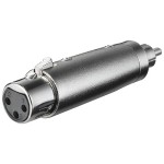 Compra Adattatore Xlr Femmina 3 Poli - Rca Maschio Adattatore Xlr Femmina 3 Poli - Rca Maschio