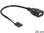 Compra Cavo Usb 2.0 Connettore Femmina - 4 Pin Per Piastr... Cavo Usb 2.0 Connettore Femmina - 4 Pin Per Piastr...