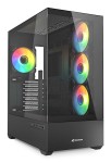 Compra Sharkoon Case Ak6 Rgb Black Atx Sharkoon Case Ak6 Rgb Black Atx