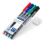 Compra Staedtler Lumocolor 317 WP4 marcatore permanente N... Staedtler Lumocolor 317 WP4 marcatore permanente N...