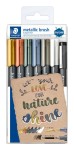 Compra Staedtler Metallic Brush Pack de 7 Rotuladores Pun... Staedtler Metallic Brush Pack de 7 Rotuladores Pun...
