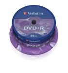 Compra Verbatim 25 Dvd+R 4,7Gb Azo 16X Cake Verbatim 25 Dvd+R 4,7Gb Azo 16X Cake