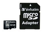 Compra Verbatim Micro Sdhc 32Gb Classe 10 + Adattatore Verbatim Micro Sdhc 32Gb Classe 10 + Adattatore