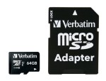 Compra Verbatim Micro Sdxc Card 64Gb Class 10 Inc Adapter Verbatim Micro Sdxc Card 64Gb Class 10 Inc Adapter
