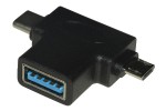 Compra Adattatore 3 In Uno - Connettore Usb "A" F... Adattatore 3 In Uno - Connettore Usb "A" F...