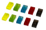 Compra Confezione 10 Plug 8 Poli Rj45 Cat 5E Blu Giallo R... Confezione 10 Plug 8 Poli Rj45 Cat 5E Blu Giallo R...