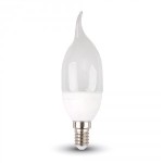 Compra V-TAC VT-1818TP Lampadina LED E14 4W Candela fiamm... V-TAC VT-1818TP Lampadina LED E14 4W Candela fiamm...