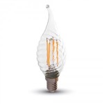 Compra V-TAC VT-1995 Lampadina LED E14 4W Candela fiamma ... V-TAC VT-1995 Lampadina LED E14 4W Candela fiamma ...