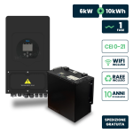Compra Kit Fotovoltaico Monofase 6Kw Con Inverter Ibrido ... Kit Fotovoltaico Monofase 6Kw Con Inverter Ibrido ...