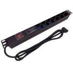 Compra Multipresa Da Rack 19" 6 Prese Universali Con Inte... Multipresa Da Rack 19" 6 Prese Universali Con Inte...